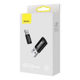 Baseus Ingenuity USB-A – USB-C OTG adapter (fekete)