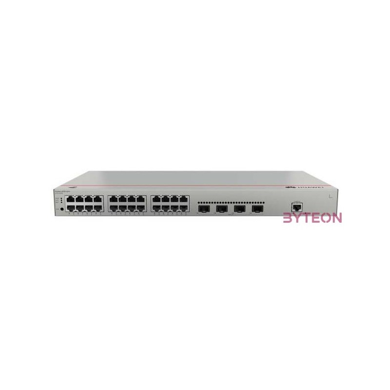 Huawei eKit Switch 24x1000Mbps  4x10GE (SFP)  1konzol port, iStack, Rackes -  S310-24T4X