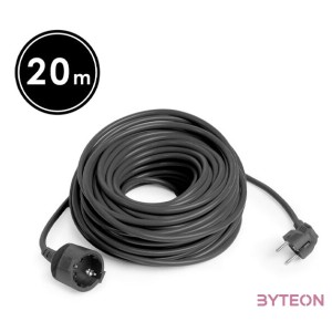 Handy tools hálózati lengő hosszabbító 20 méteres, fekete