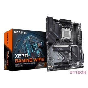 GIGABYTE Alaplap AM5 X870 GAMING WIFI6 AMD X870, ATX