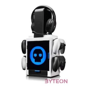 NUMSKULL PS5 Kiegészítő LED-világítású játéktartó szekrényes állvány