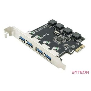 BLACKBIRD PCI-E Bővítőkártya 4xUSB 3.0