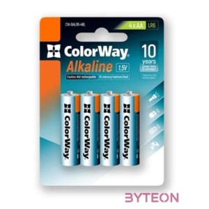 COLORWAY AA alkáli elem, (4 darab)