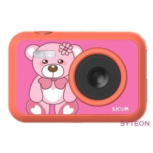 SJCAM Kids Camera FunCam, Bear, 5MP, 1080P felbontás, videó és fotó mód, játék funkció, LCD kijelző, 32GB- ig