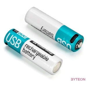 COLORWAY AA újratölhető elem, USB-C 2200 mAh 1.5B (Li-Polymer) (2pc.) (CW-UBAA-10)