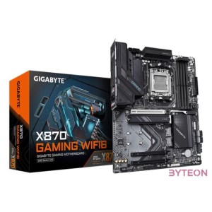 GIGABYTE Alaplap AM5 X870 GAMING WIFI6 AMD X870, ATX
