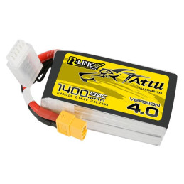 Tattu R-Line 4.0 1400mAh 14,8V 130C 4S1P XT60 akkumulátor