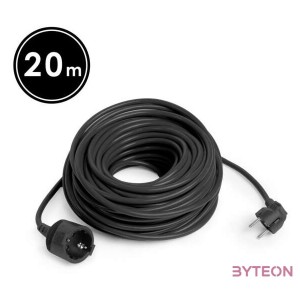 Handy tools hálózati lengő hosszabbító 20 méteres, fekete