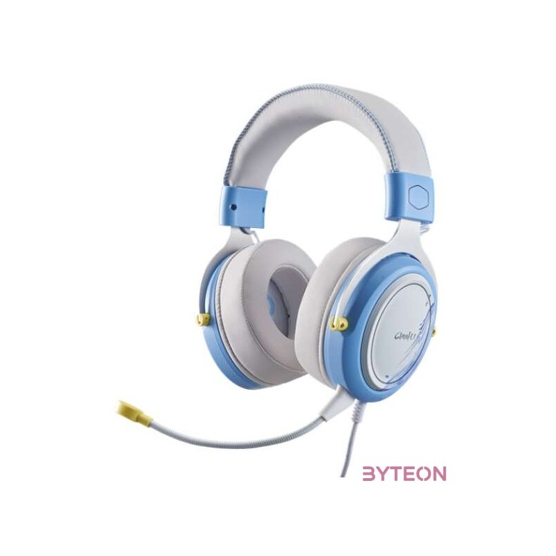 COOLER MASTER Vezetékes Fejhallgató CH-331 CHUN-LI Gaming Headset, 7.1 hangzás, USB-s, fehér