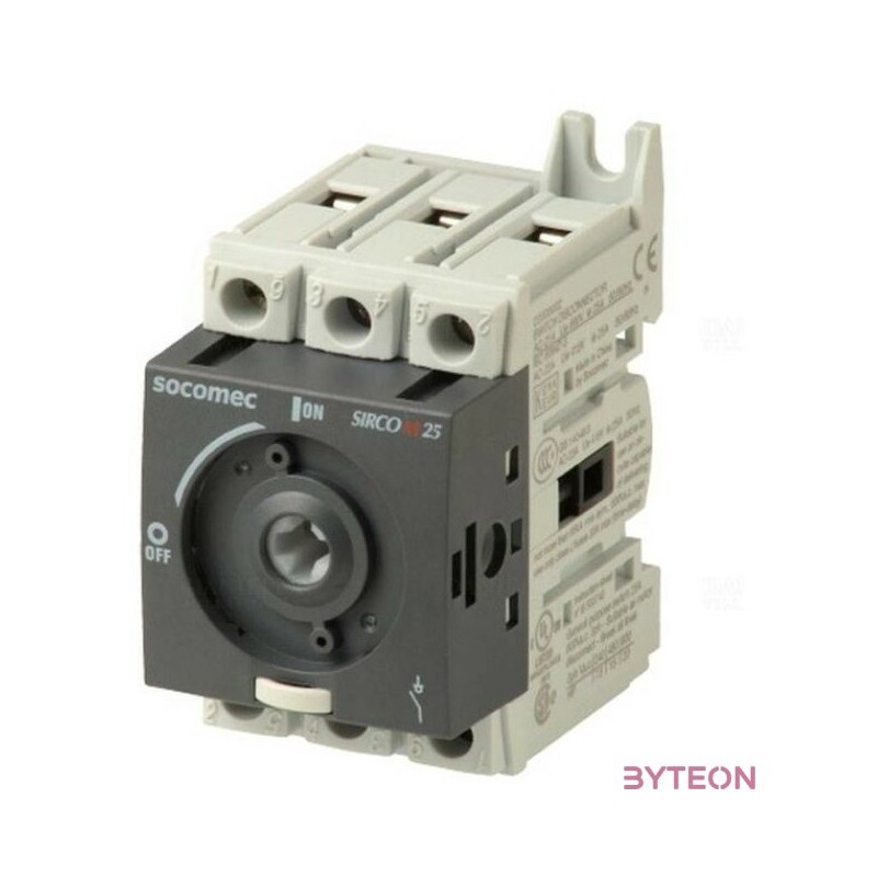 Socomec SIRCO M1 3P 25A szakaszolókapcsoló