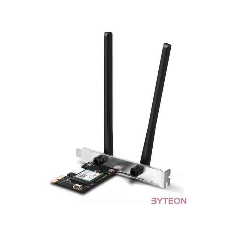 MERCUSYS Wireless Adapter PCI-Express 5.2 Dual Band AX3000 Wifi 6 Bluetooth, MA80XE