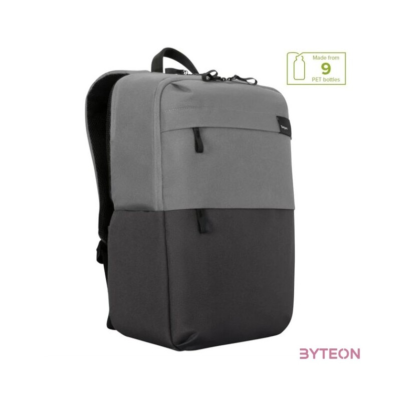 TARGUS Backpack , 16 Sagano EcoSmart Travel Backpack - Black,Grey