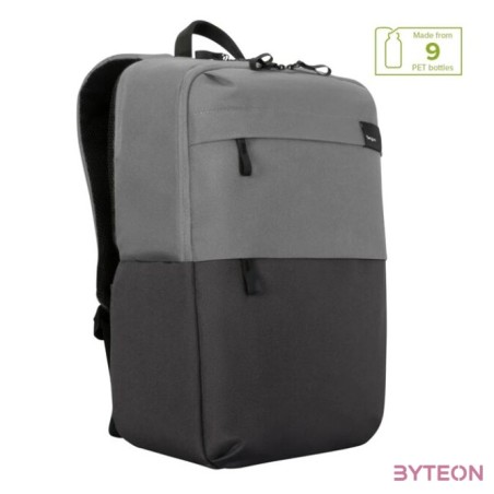 TARGUS Backpack , 16 Sagano EcoSmart Travel Backpack - Black,Grey