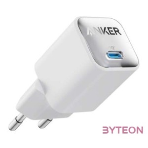 ANKER Hálózati Töltő, 511 Nano, 30W USB-C, EU, fehér -  A2147G21