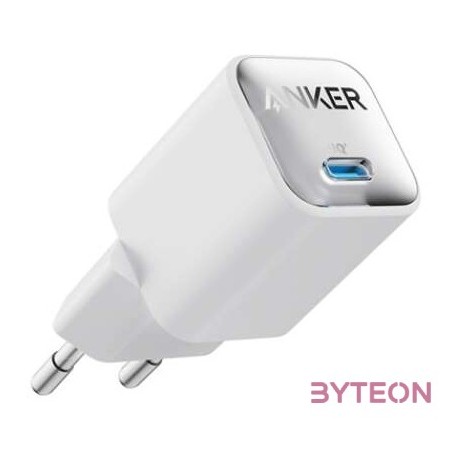 ANKER Hálózati Töltő, 511 Nano, 30W USB-C, EU, fehér -  A2147G21