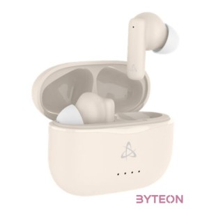 SBOX EB-TWS05-BE IN-EAR BT FÜLHALLGATÓ  MIKROFON bézs