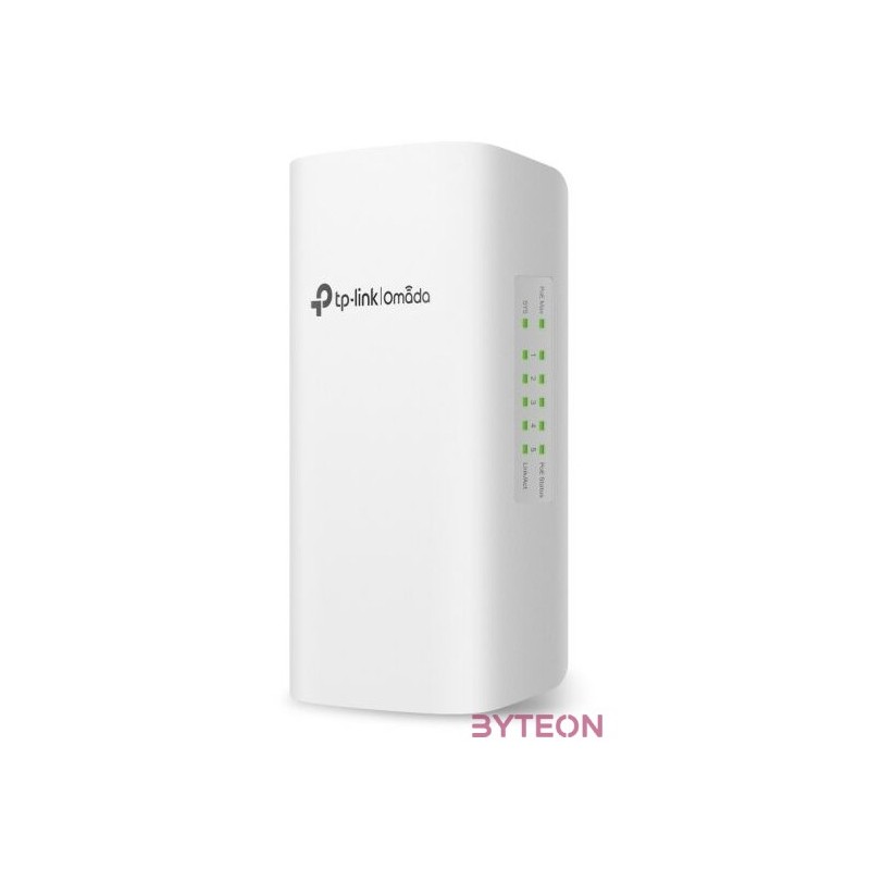 TP-LINK Switch 5x1000Mbps(1xPOE,4xPOE) Kültéri Műanyagházas (Omada), SG2005P-PD