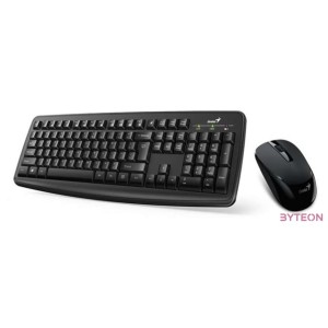 GENIUS Vezeték Nélküli Billentyűzet  egér KM-8101, USB fekete