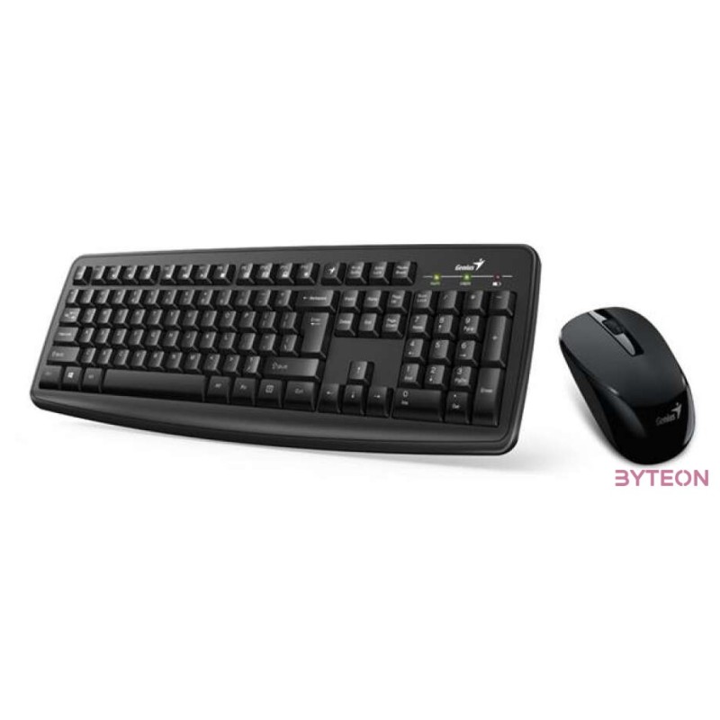 GENIUS Vezeték Nélküli Billentyűzet  egér KM-8101, USB fekete