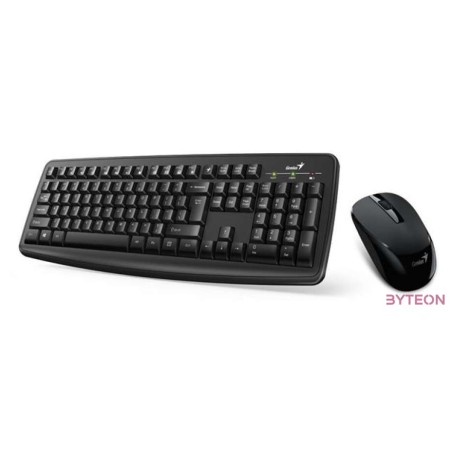 GENIUS Vezeték Nélküli Billentyűzet  egér KM-8101, USB fekete