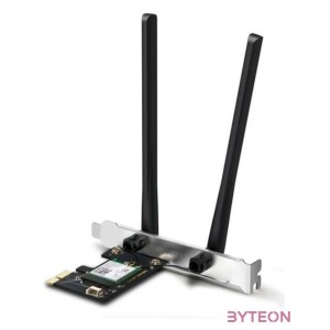 MERCUSYS Wireless Adapter PCI-Express 5.2 Dual Band AX3000 Wifi 6 Bluetooth, MA80XE