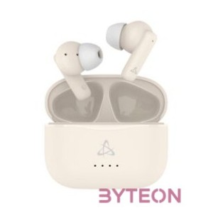 SBOX EB-TWS05-BE IN-EAR BT FÜLHALLGATÓ  MIKROFON bézs