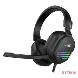 Baracuda W029920 PEARL, BGH-011 gamer fejhallgató, fekete,RGB, (3.5 Jack)