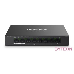 MERCUSYS Switch 8x1000Mbps(7xPOE), Fémházas Asztali, MS108GP