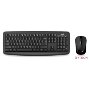 GENIUS Vezeték Nélküli Billentyűzet  egér KM-8101, USB fekete