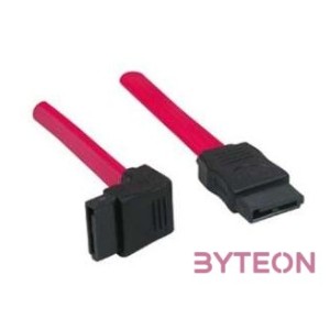 BLACKBIRD Kábel SATA 1m, egyenes  90 fokos csatlakozóval