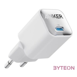 ANKER Hálózati Töltő, 511 Nano, 30W USB-C, EU, fehér -  A2147G21