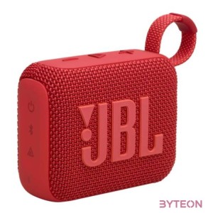 JBL Go 4 (hordozható, vízálló, bluetooth hangszóró), piros