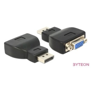 BLACKBIRD Átalakító Displayport 1.2 male to VGA female, fekete