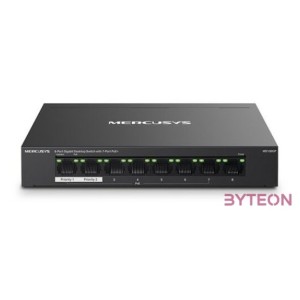 MERCUSYS Switch 8x1000Mbps(7xPOE), Fémházas Asztali, MS108GP