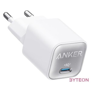 ANKER Hálózati Töltő, 511 Nano, 30W USB-C, EU, fehér -  A2147G21