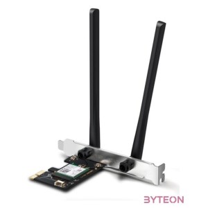 MERCUSYS Wireless Adapter PCI-Express 5.2 Dual Band AX3000 Wifi 6 Bluetooth, MA80XE