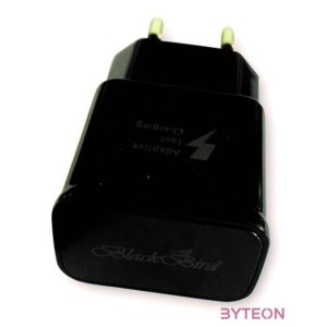 BLACKBIRD Hálózati Adapter Gyorstöltő 2A, Fekete