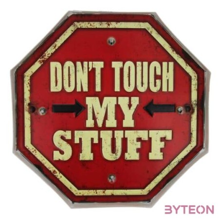 FOREVER LIGHT RETRO metál LED dekorációs lámpa DO NOT TOUCH USB, 5V, falra akasztható