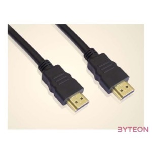 WIRETEK kábel HDMI Összekötő 3m, Male,Male, v2.0, Aranyozott