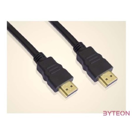 WIRETEK kábel HDMI Összekötő 3m, Male,Male, v2.0, Aranyozott