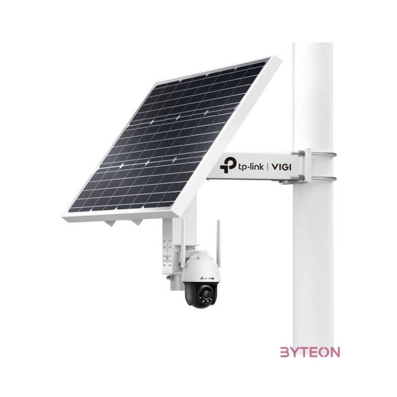 TP-LINK VIGI Okos Solar Panel 60W, IP66 360 fokos állítható tartóval, VIGI SP6020