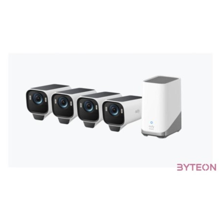 ANKER EUFYCAM S3 Pro Biztonsági Kamera Rendszer (41) 4K UHD, Beépített Napelem, BionicMind, kültéri - T88943W1