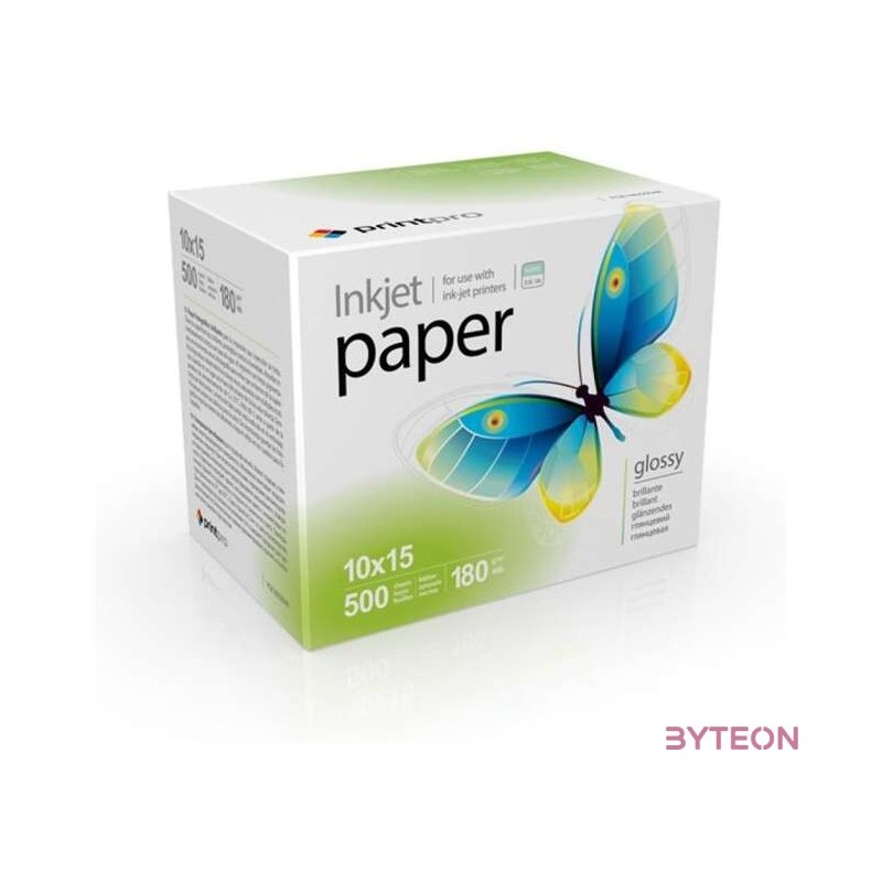 COLORWAY Fotópapír, PrintPro fényes 180g,m, 10x15, 500pc. (PGE1805004R)