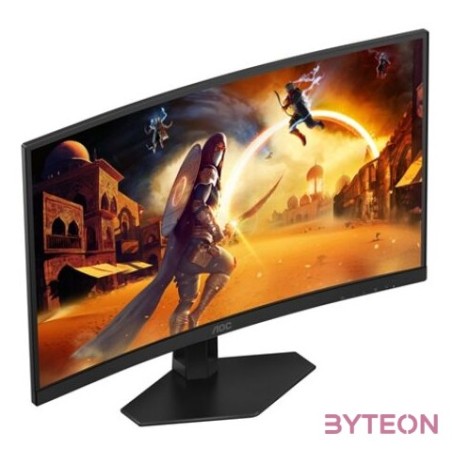 AOC Ívelt Gaming 280Hz monitor 27 C27G4ZXE, 1920x1080, 169, 300cd,m2, 0,3ms, 2xHDMI,DisplayPort, HDR10