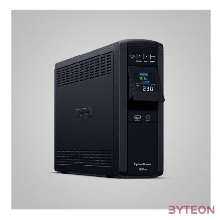 CYBERPOWER UPS gaming, 6xSCHU,2xUSB 1350VA 810W, 230V, színuszus szünetmentes tápegység,LINE-INTERAKTÍV, AVR, színes LCD