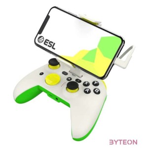 RiotPWR ESL Gaming Controller for iOS (White,Green)