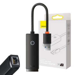 Baseus Lite Series USB – RJ45 hálózati adapter (fekete)