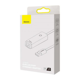 Baseus Lite Series USB – RJ45 hálózati adapter, 100Mbps (fekete)