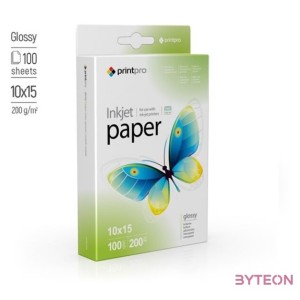 COLORWAY Fotópapír, PrintPro fényes, 200g,m, 10x15, 100pc. (PGE2001004R)
