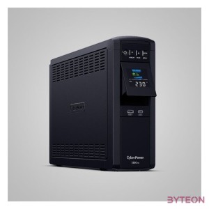 CYBERPOWER UPS gaming, 6xSCHU,2xUSB 1350VA 810W, 230V, színuszus szünetmentes tápegység,LINE-INTERAKTÍV, AVR, színes LCD